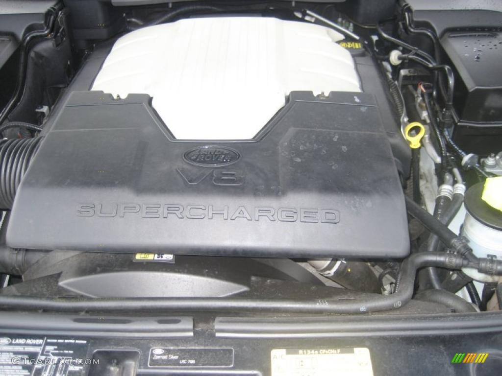 2006 Range Rover Sport Supercharged - Zambezi Silver Metallic / Ebony Black photo #36