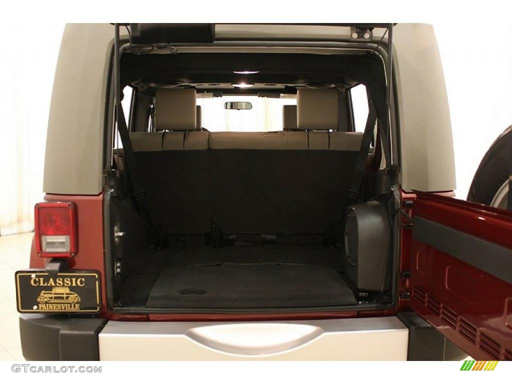 2008 Wrangler Unlimited Sahara 4x4 - Red Rock Crystal Pearl / Dark Khaki/Medium Khaki photo #21