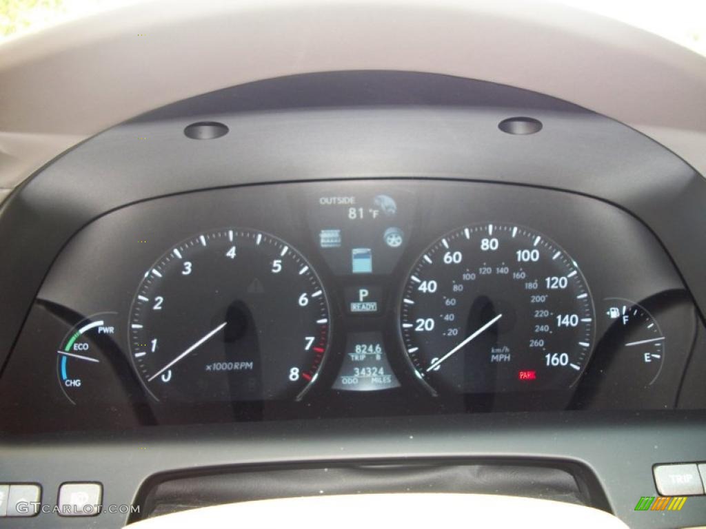 2008 Lexus LS 600h L Hybrid Gauges Photos