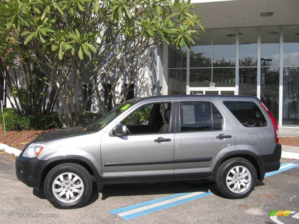 2006 CR-V EX - Pewter Pearl / Black photo #5