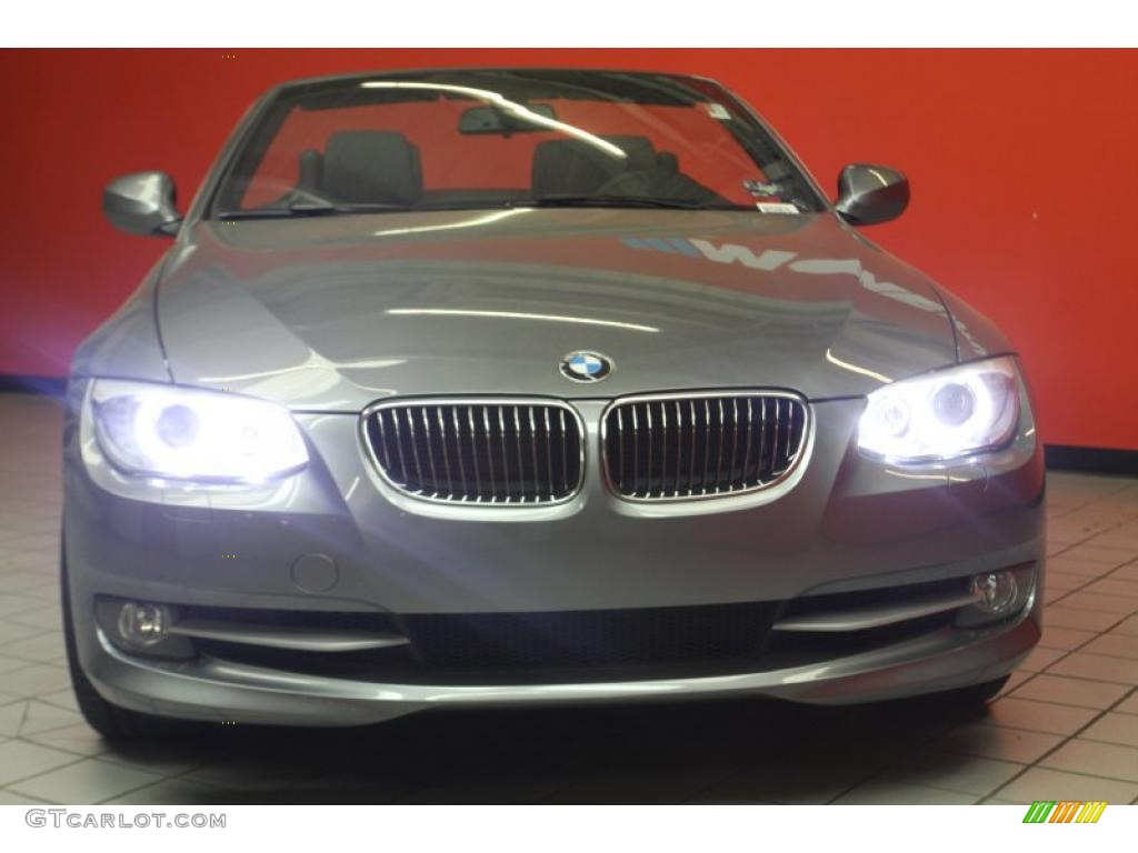 2011 3 Series 328i Convertible - Space Gray Metallic / Black photo #2