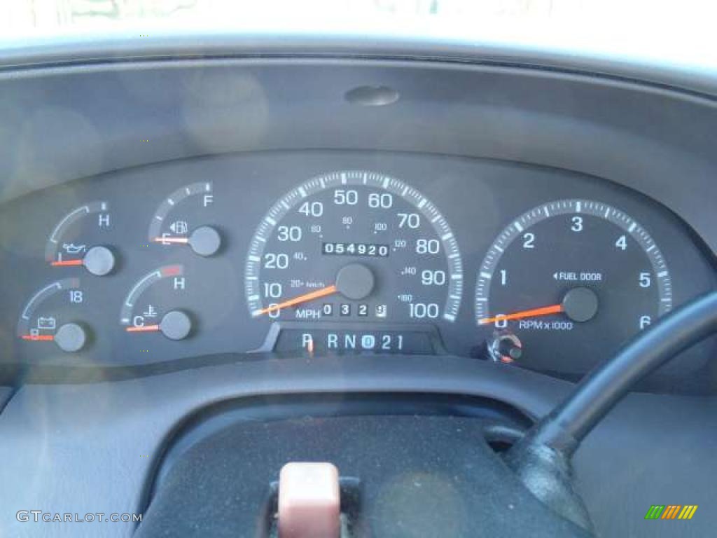 1997 Ford F150 XLT Regular Cab Gauges Photo #47059173