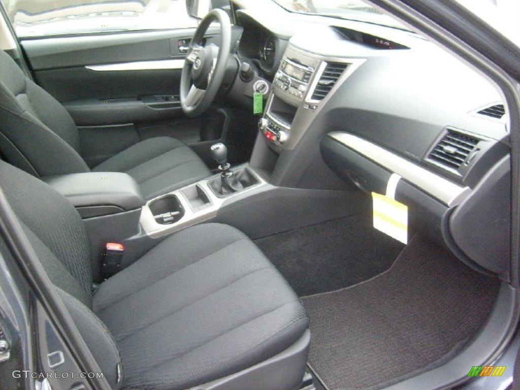 Off Black Interior 2011 Subaru Outback 2.5i Wagon Photo #47059454