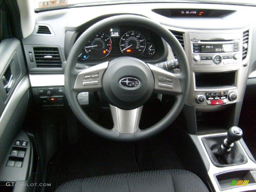 2011 Outback 2.5i Wagon - Graphite Gray Metallic / Off Black photo #15