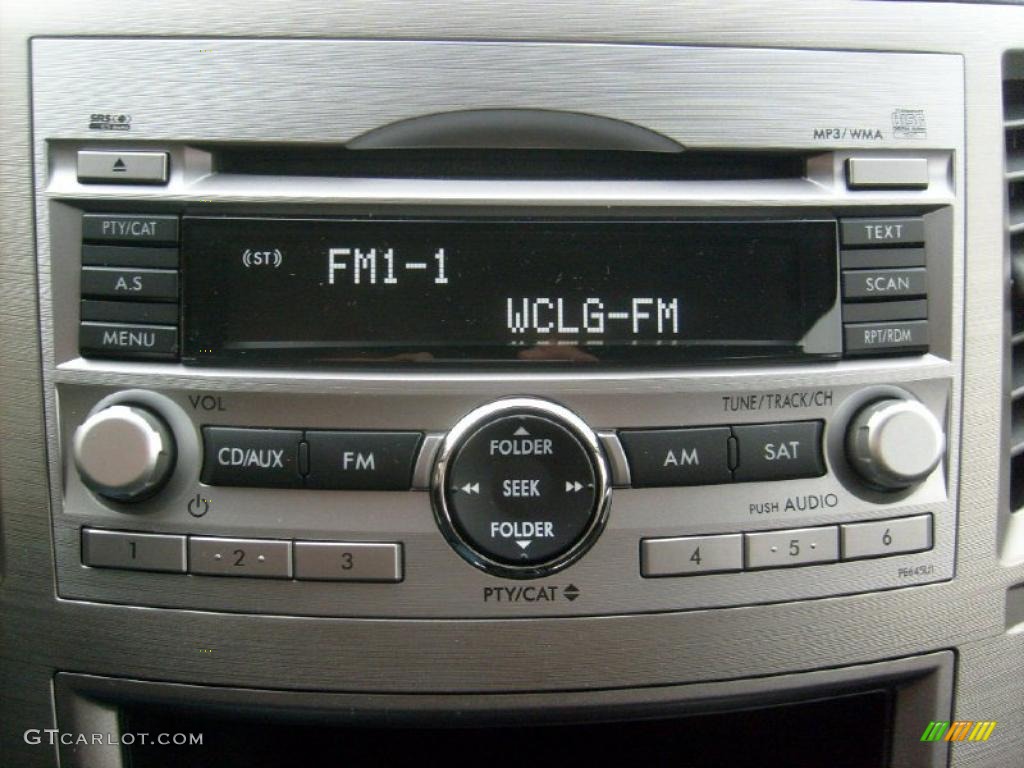 2011 Outback 2.5i Wagon - Graphite Gray Metallic / Off Black photo #19