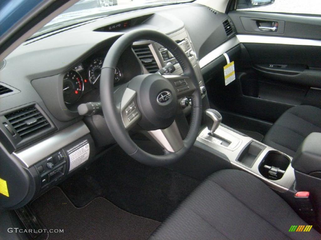 Off Black Interior 2011 Subaru Outback 2.5i Premium Wagon Photo #47059877