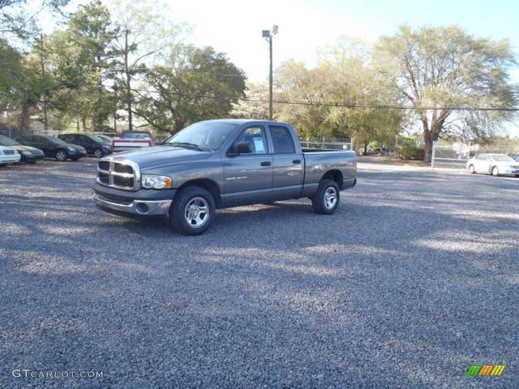 2005 Ram 1500 ST Quad Cab - Mineral Gray Metallic / Dark Slate Gray photo #2