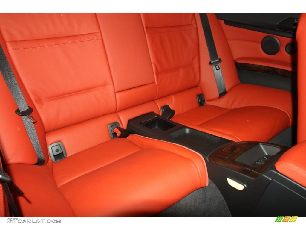 Coral Red/Black Dakota Leather Interior 2011 BMW 3 Series 335i Coupe Photo #47060372