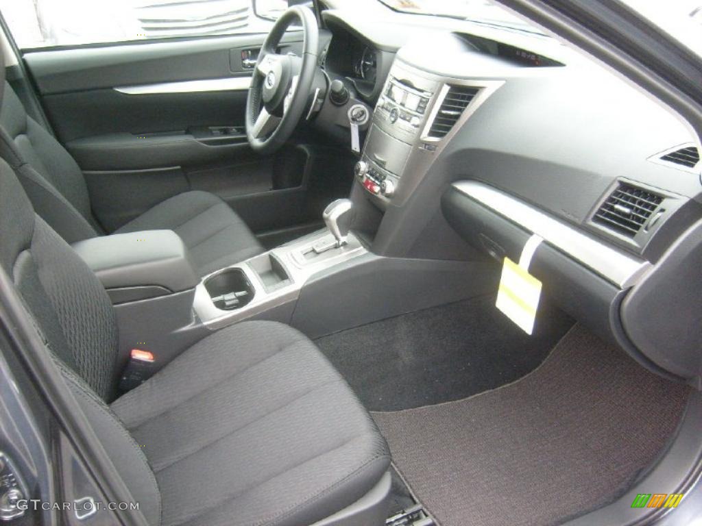 2011 Outback 2.5i Premium Wagon - Graphite Gray Metallic / Off Black photo #6