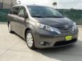 2011 Predawn Gray Mica Toyota Sienna Limited  photo #1