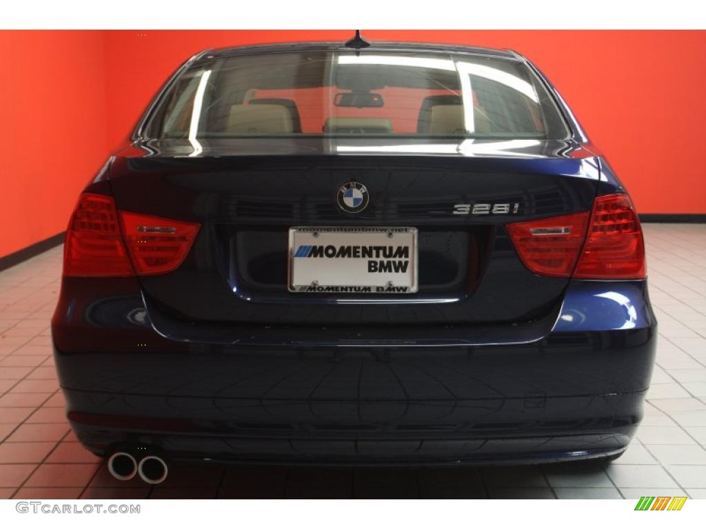 2011 3 Series 328i Sedan - Deep Sea Blue Metallic / Saddle Brown Dakota Leather photo #17