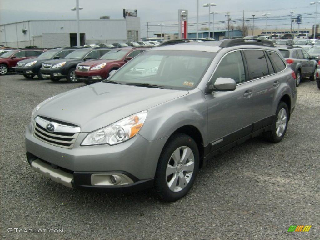 Steel Silver Metallic 2011 Subaru Outback 2.5i Limited Wagon Exterior Photo #47061005