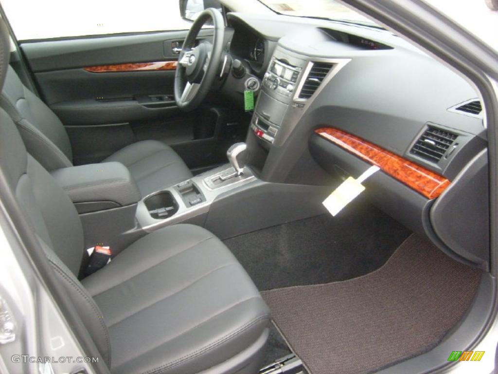 Off Black Interior 2011 Subaru Outback 2.5i Limited Wagon Photo #47061161
