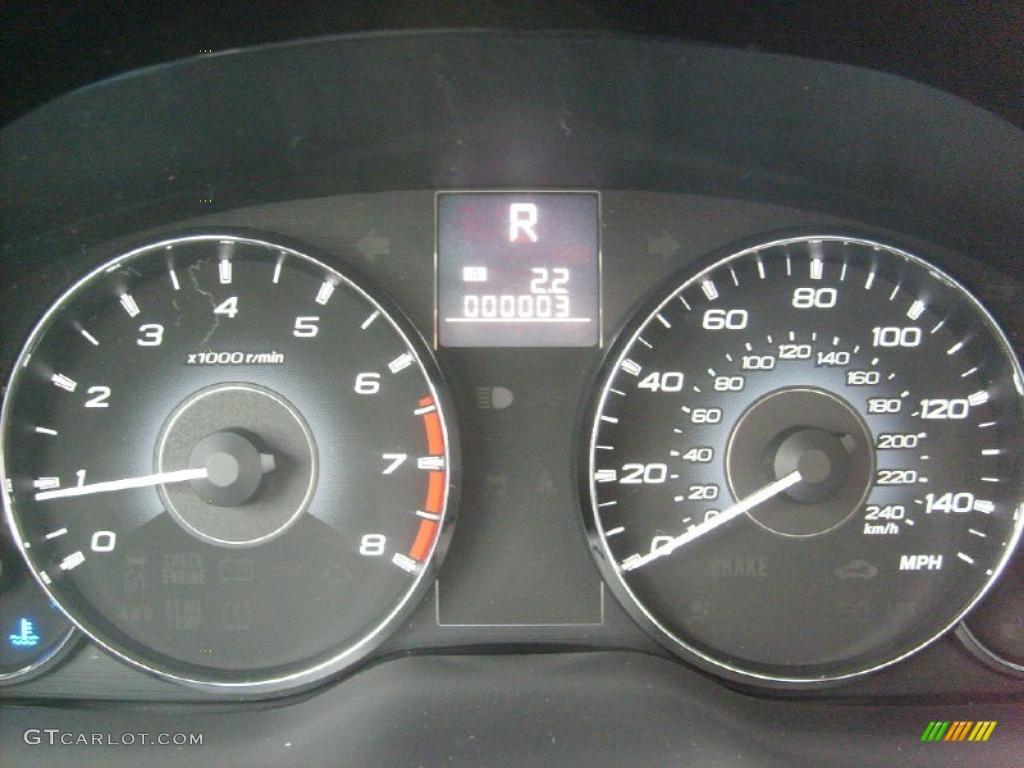 2011 Subaru Outback 2.5i Limited Wagon Gauges Photo #47061206