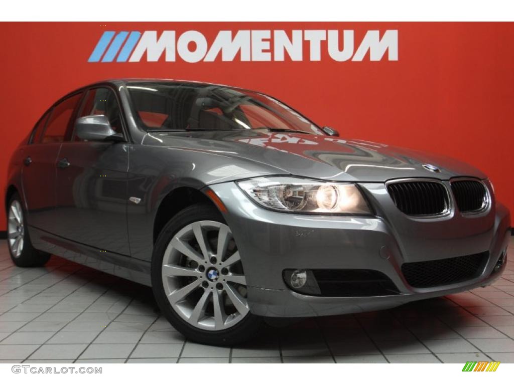 2011 3 Series 328i Sedan - Space Gray Metallic / Saddle Brown Dakota Leather photo #1