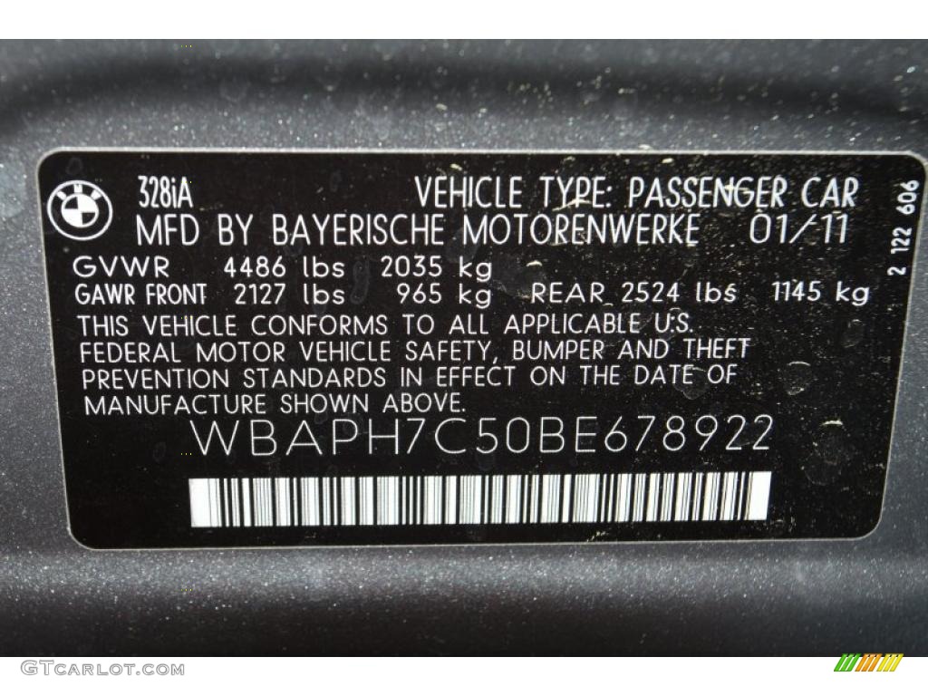 2011 3 Series 328i Sedan - Space Gray Metallic / Saddle Brown Dakota Leather photo #6