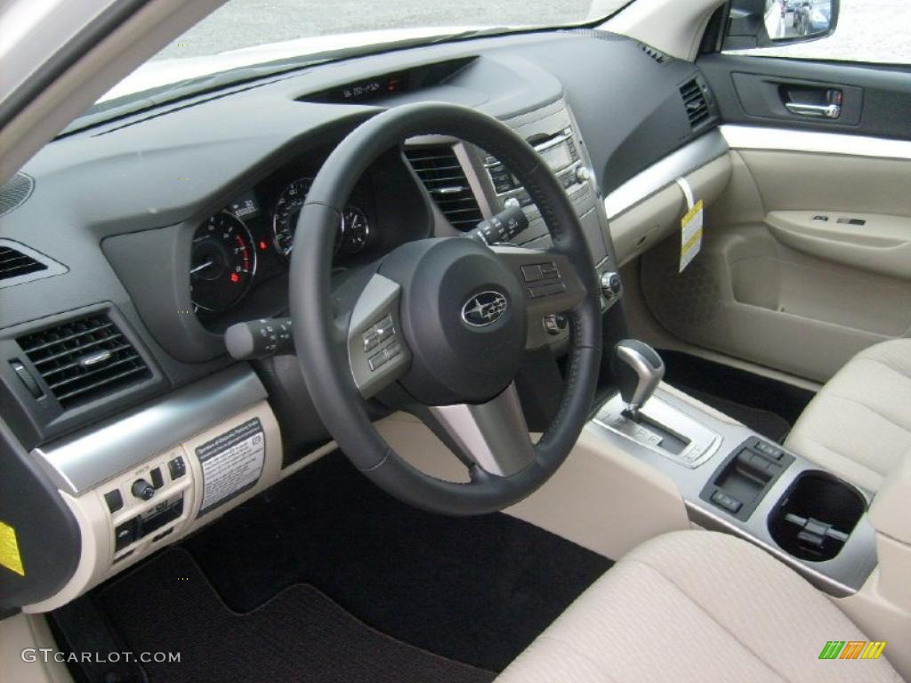 Warm Ivory Interior 2011 Subaru Outback 2.5i Premium Wagon Photo #47061737