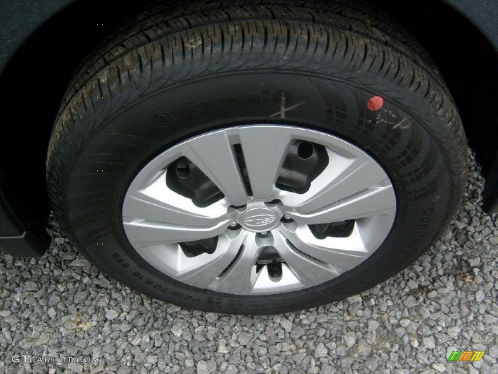 2011 Outback 2.5i Wagon - Graphite Gray Metallic / Off Black photo #13