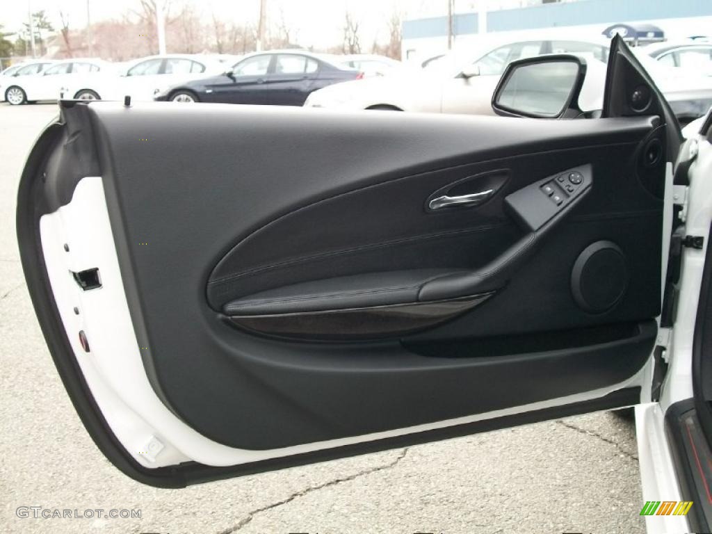 2010 BMW 6 Series 650i Coupe Black Door Panel Photo #47062184