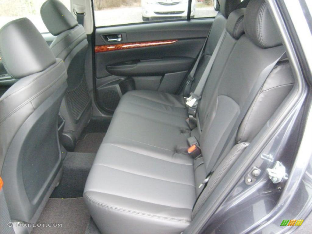 Off Black Interior 2011 Subaru Outback 2.5i Limited Wagon Photo #47062223