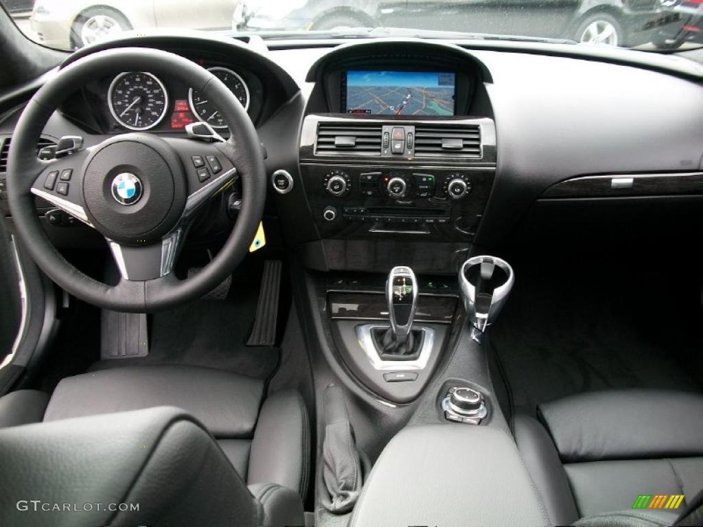 2010 BMW 6 Series 650i Coupe Black Dashboard Photo #47062256