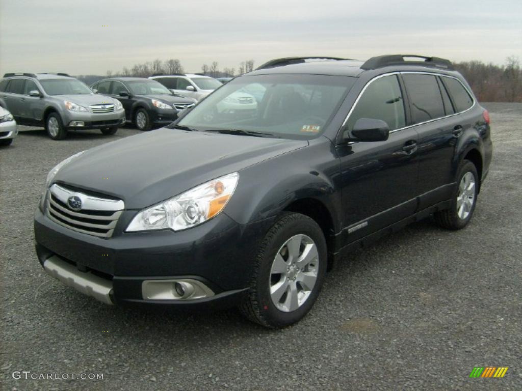 Graphite Gray Metallic 2011 Subaru Outback 2.5i Limited Wagon Exterior Photo #47062277