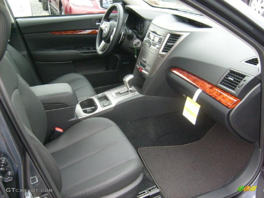 Off Black Interior 2011 Subaru Outback 2.5i Limited Wagon Photo #47062430