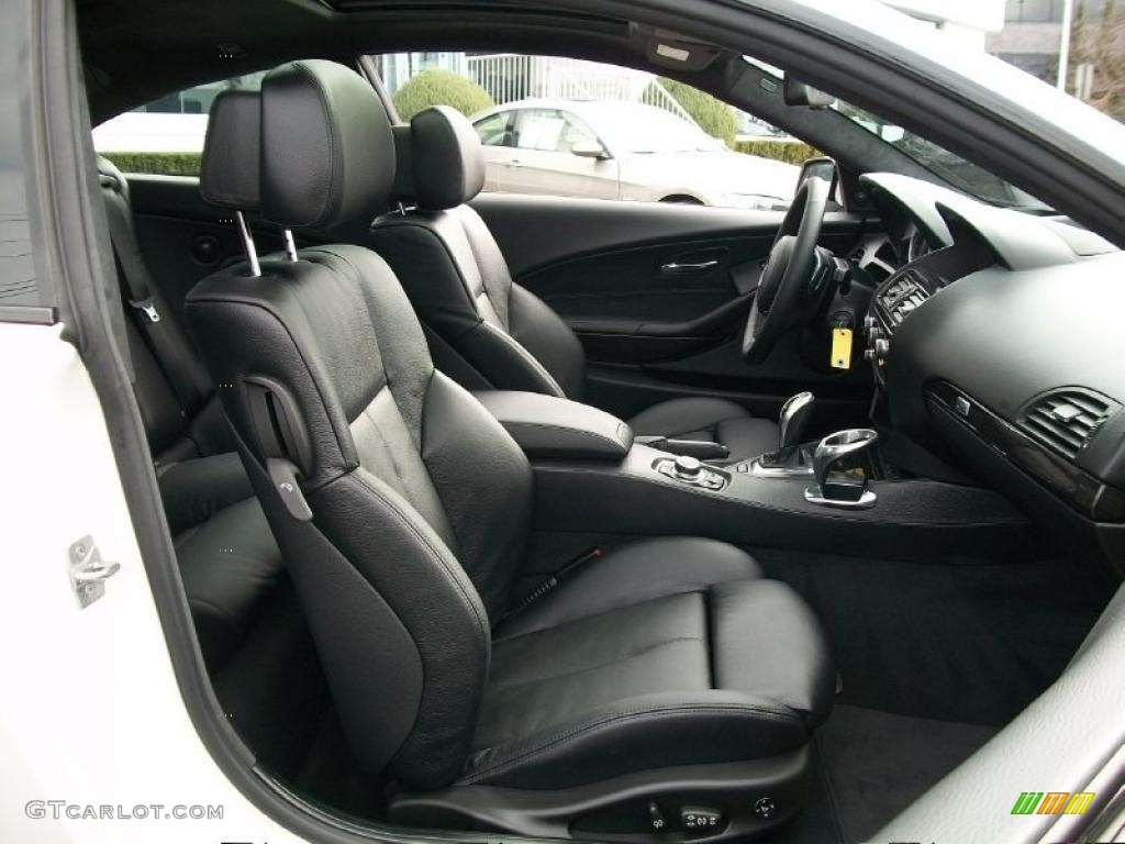 Black Interior 2010 BMW 6 Series 650i Coupe Photo #47062454