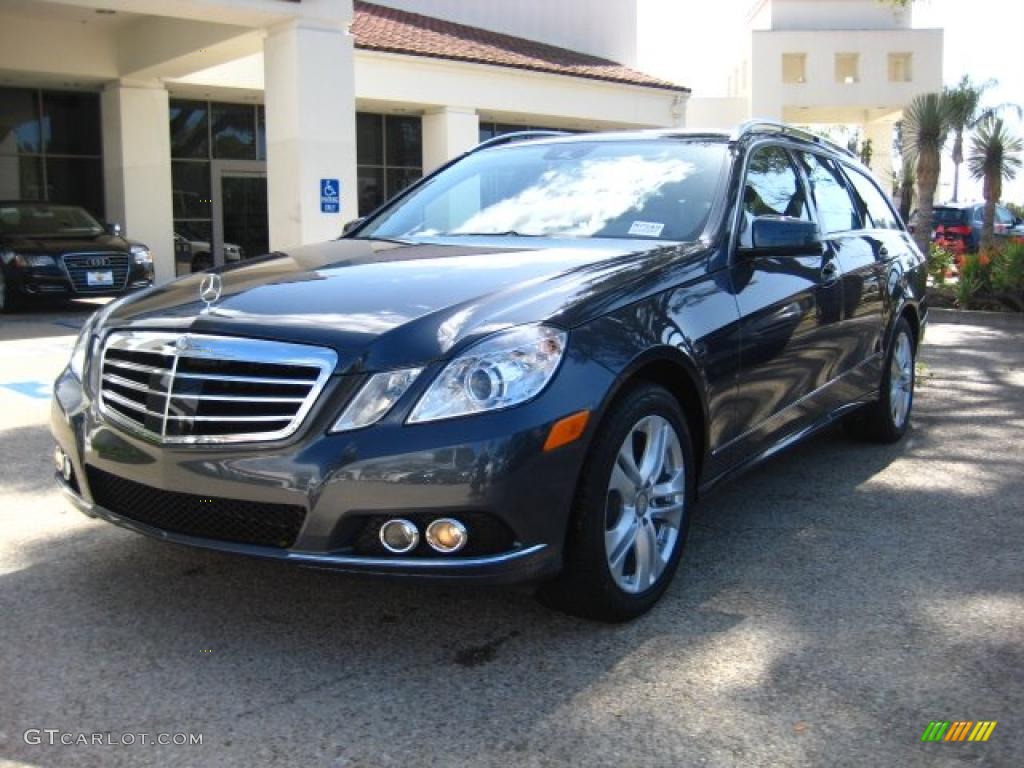 2011 E 350 4Matic Wagon - Steel Grey Metallic / Black photo #1