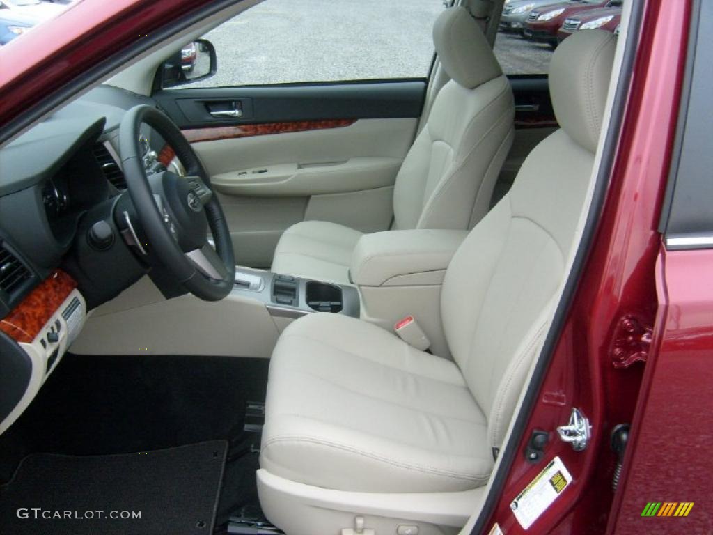 Warm Ivory Interior 2011 Subaru Outback 2.5i Limited Wagon Photo #47063135