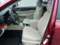 Warm Ivory 2011 Subaru Outback 2.5i Limited Wagon Interior Color