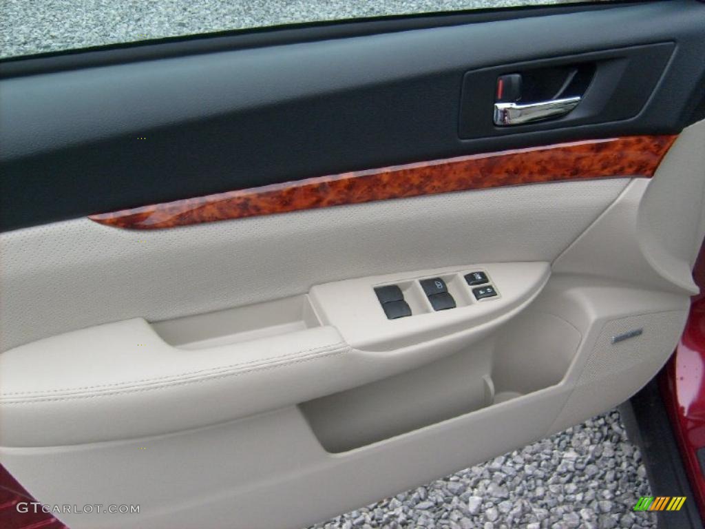2011 Subaru Outback 2.5i Limited Wagon Warm Ivory Door Panel Photo #47063297