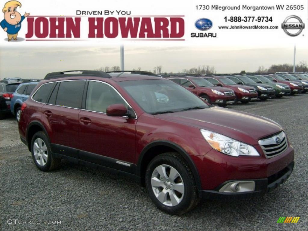 Ruby Red Pearl Subaru Outback