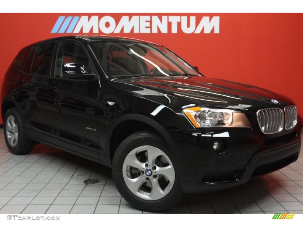 2011 X3 xDrive 28i - Jet Black / Black photo #1