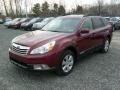 Ruby Red Pearl 2011 Subaru Outback 2.5i Premium Wagon Exterior