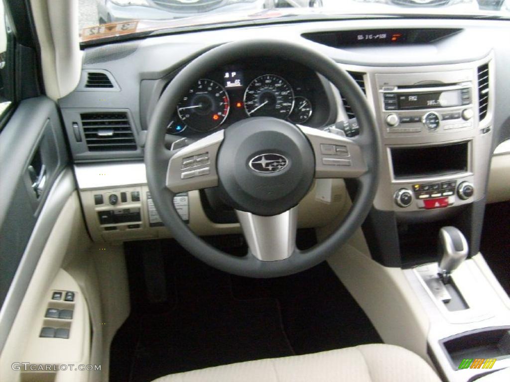 2011 Outback 2.5i Wagon - Ruby Red Pearl / Warm Ivory photo #5