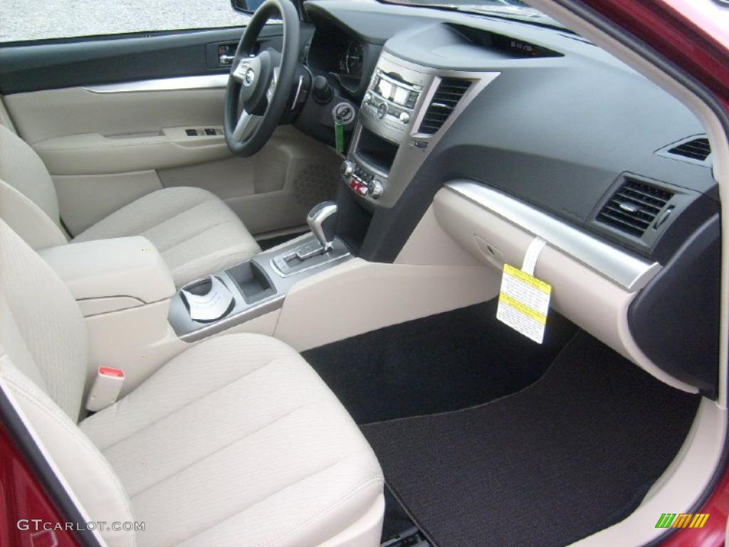Warm Ivory Interior 2011 Subaru Outback 2.5i Wagon Photo #47064134