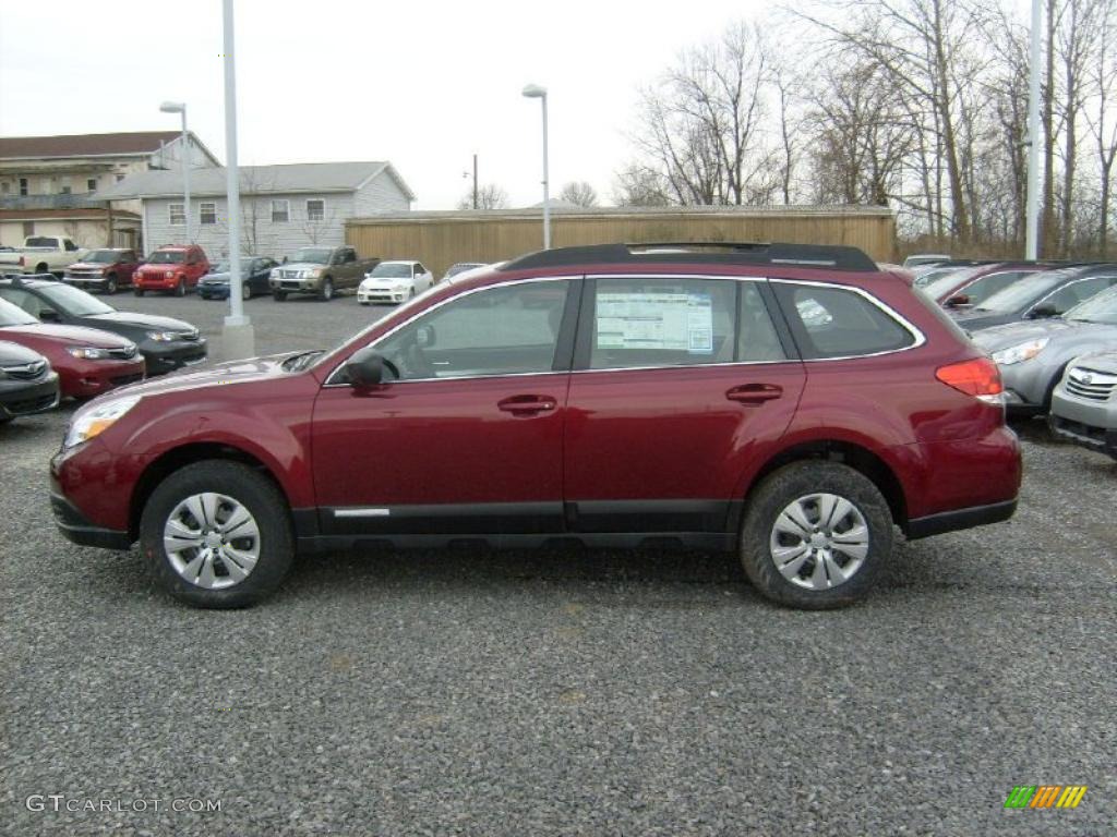 Ruby Red Pearl 2011 Subaru Outback 2.5i Wagon Exterior Photo #47064173