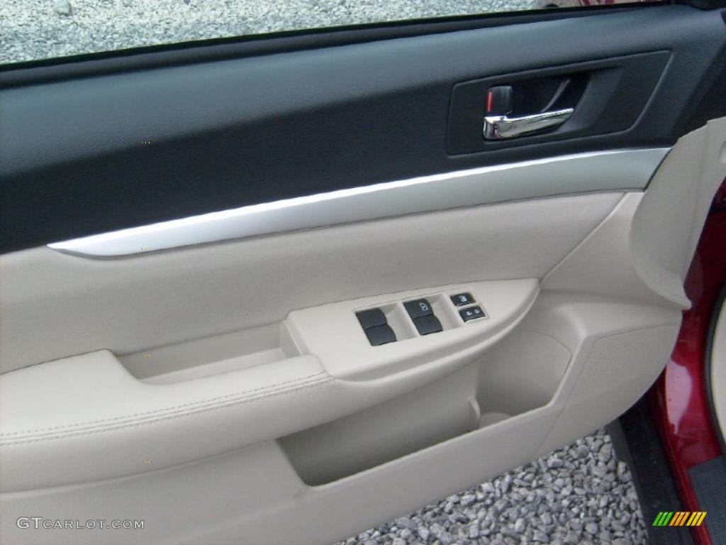 2011 Subaru Outback 2.5i Wagon Warm Ivory Door Panel Photo #47064269