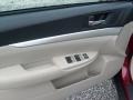 Warm Ivory 2011 Subaru Outback 2.5i Wagon Door Panel
