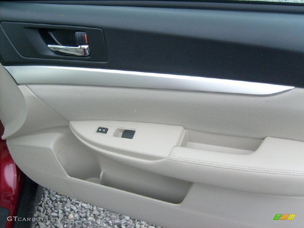 2011 Subaru Outback 2.5i Wagon Warm Ivory Door Panel Photo #47064311