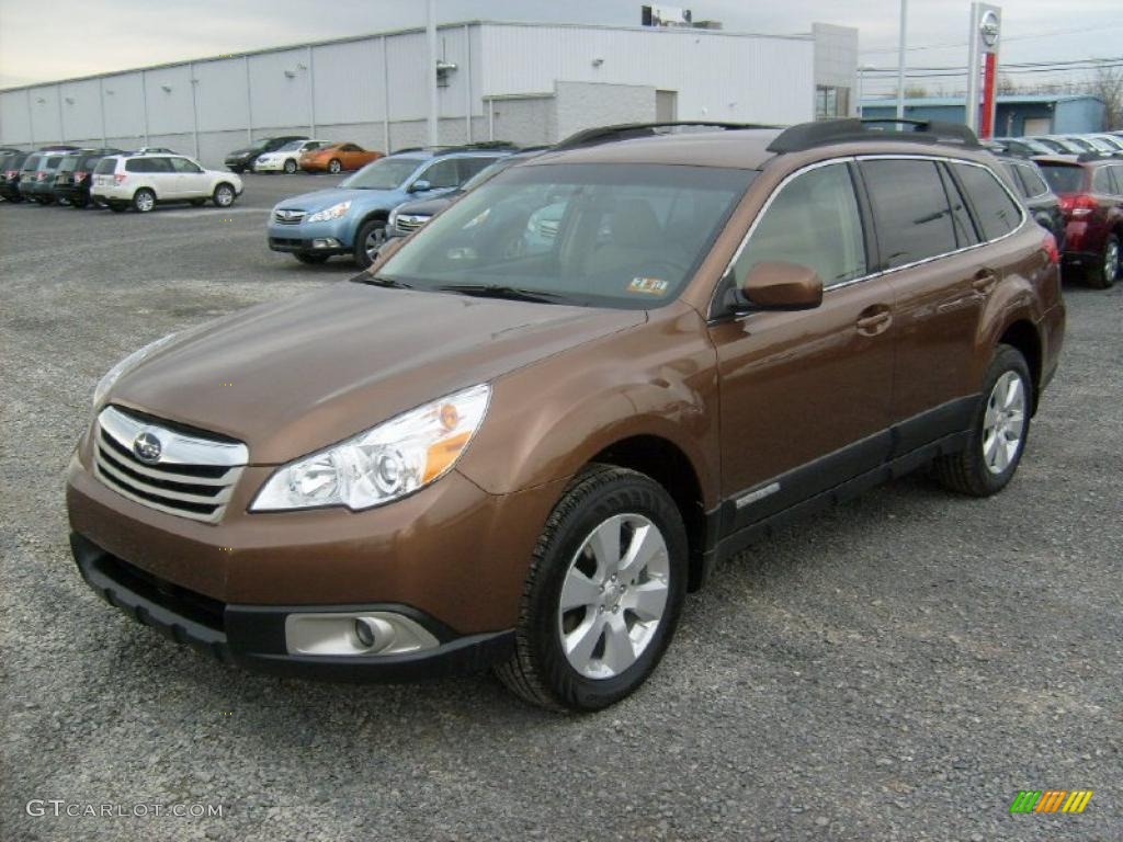 Caramel Bronze Pearl 2011 Subaru Outback 2.5i Premium Wagon Exterior Photo #47064476