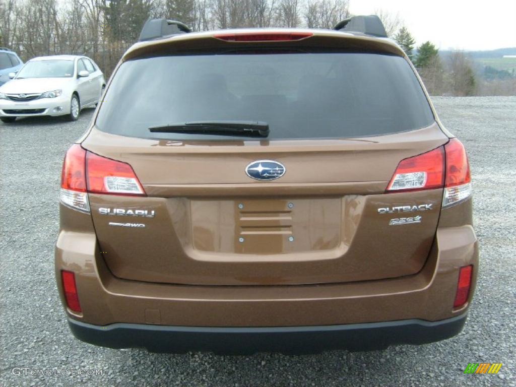 2011 Outback 2.5i Premium Wagon - Caramel Bronze Pearl / Warm Ivory photo #10