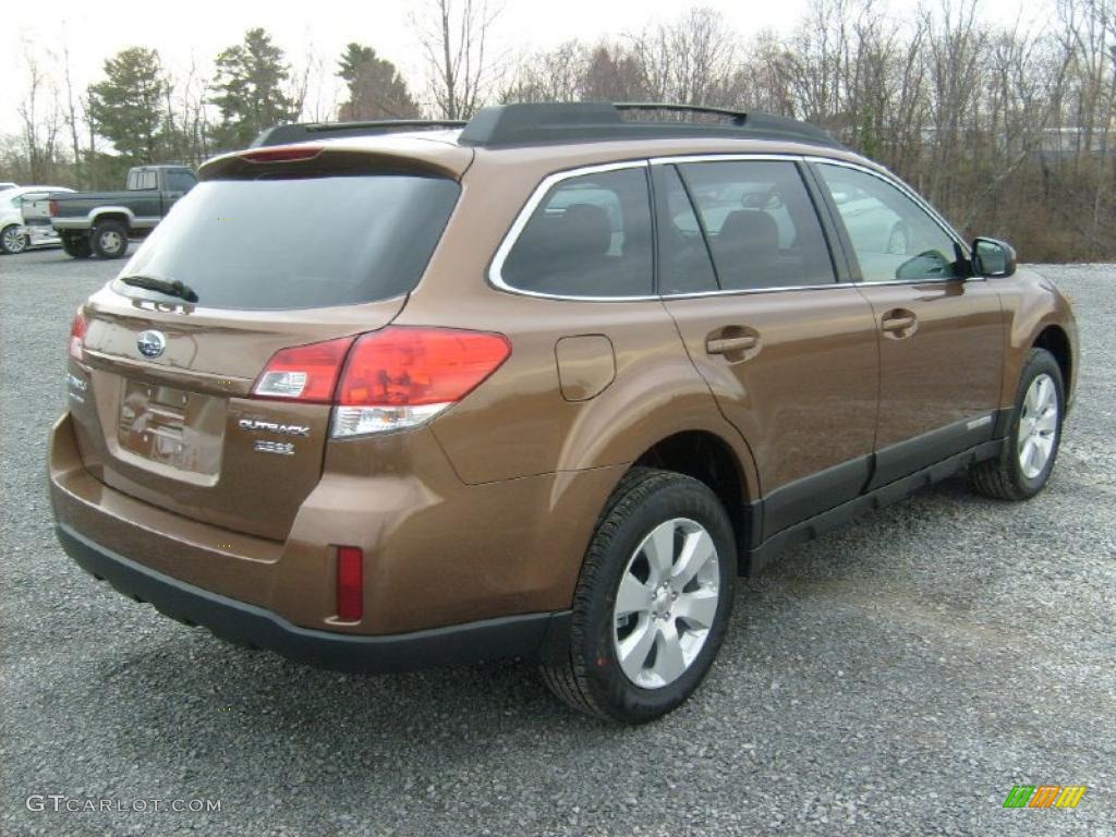 2011 Outback 2.5i Premium Wagon - Caramel Bronze Pearl / Warm Ivory photo #11