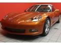 2007 Atomic Orange Metallic Chevrolet Corvette Convertible  photo #2