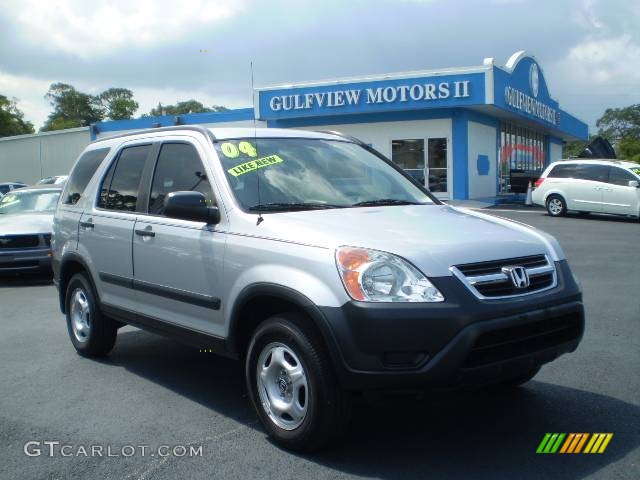 2004 CR-V LX - Satin Silver Metallic / Black photo #1