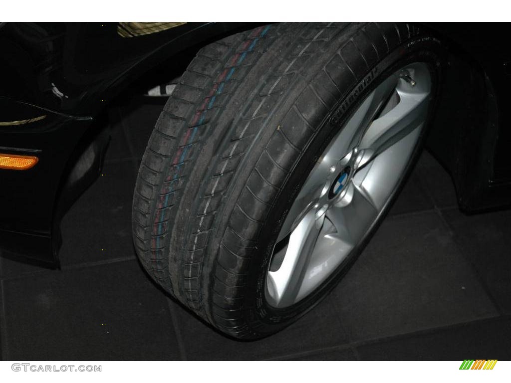 2006 3 Series 325i Coupe - Jet Black / Black photo #24