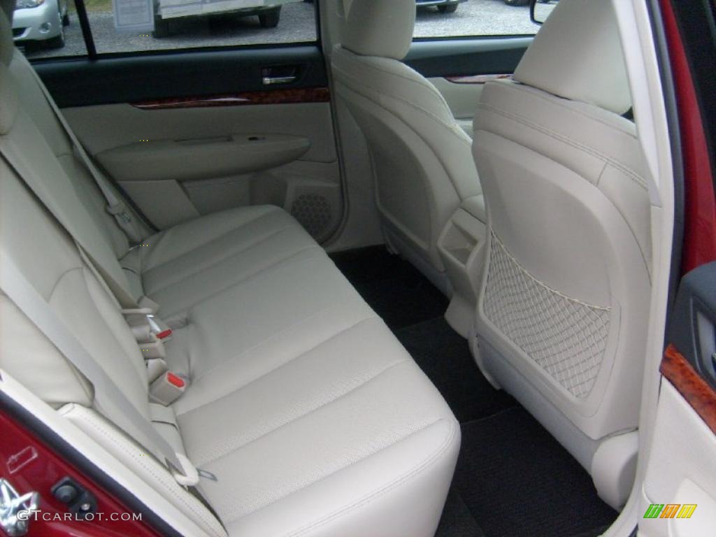 2011 Outback 2.5i Limited Wagon - Ruby Red Pearl / Warm Ivory photo #17