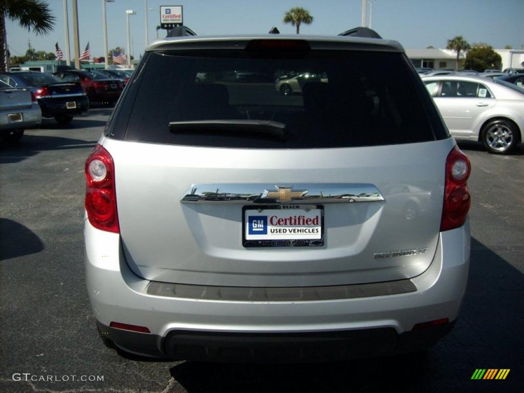 2010 Equinox LT - Silver Ice Metallic / Jet Black photo #3