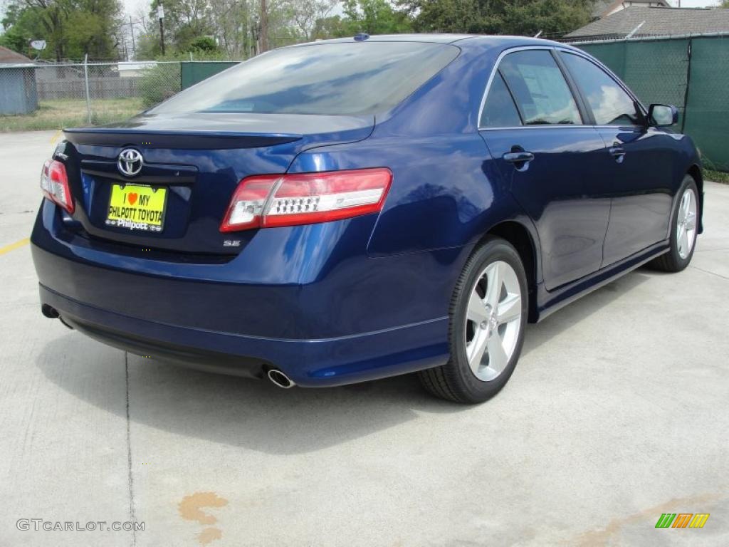 2011 Camry SE - Blue Ribbon Metallic / Ash photo #3